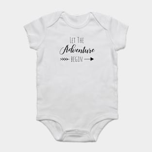 Let The Adventure Begin, Pregnancy Announcement Baby Bodysuit